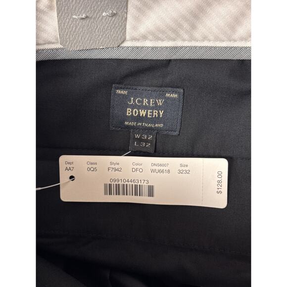 New J Crew Pants 32 x 32 Mens Bowery Slim British Wool Tartan Tweed Check - Picture 6 of 9